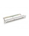 Patch panel pusty Lanberg 12 Port 1U 10'' FTP z organizerem do modułów Keystone szary - nr 2