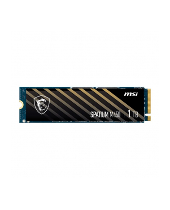 Dysk SSD MSI SPATIUM M450 1TB PCIe 4.0 NVMe M.2 2280 (3600/3000 MB/s) 3D NAND