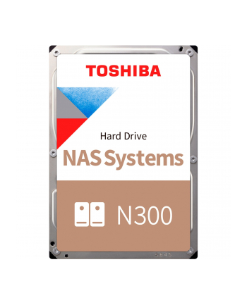 Dysk Toshiba N300 HDWG62CUZSVA 22TB 3,5'' 7200 512MB SATA III NAS BULK
