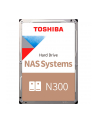 Dysk Toshiba N300 HDWG62CUZSVA 22TB 3,5'' 7200 512MB SATA III NAS BULK - nr 8