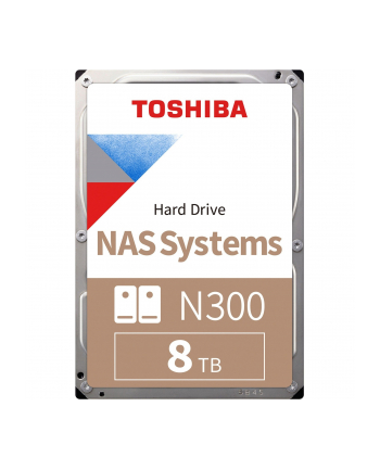 Dysk Toshiba N300 MN10ADA800S 8TB 3,5'' 7200 512MB SATA III NAS BULK