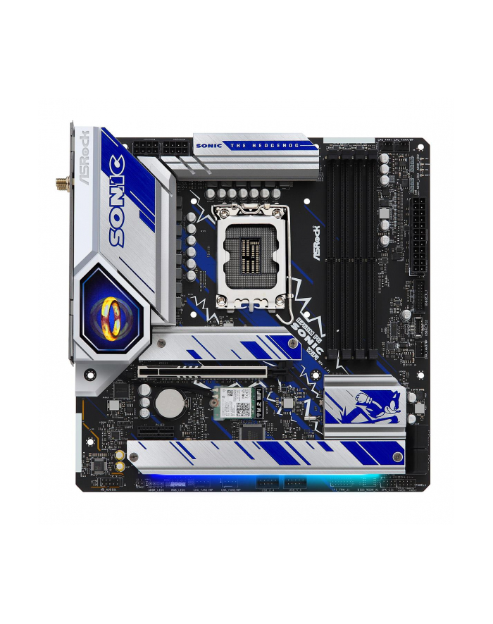 Płyta ASRock B760M PG SONIC WIFI /B760/DDR5/SATA3/M.2/USB3.1/WiFi/BT/PCIe5.0/s.1700/mATX główny