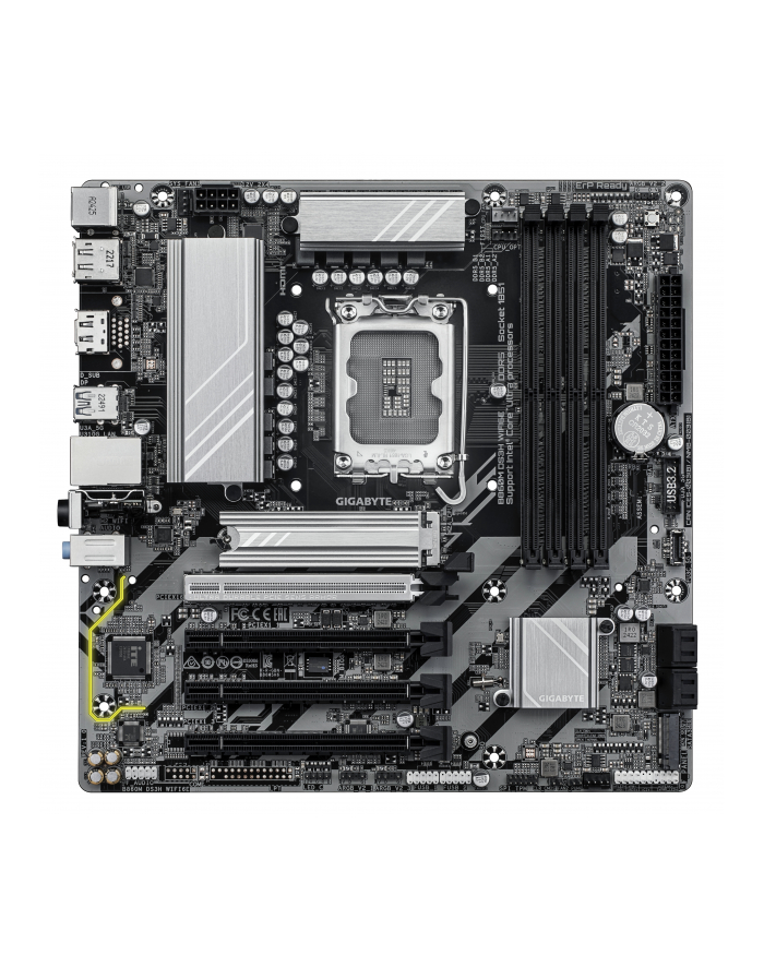  Płyta Gigabyte B860M DS3H WIFI6E /B860/DDR5/SATA3/M.2/USB3.2/WiFi/BT/PCIe5.0/s.1851/M-ATX główny