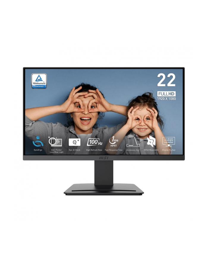 Monitor MSI 21,45'' PRO MP223 E2 HDMI DP główny