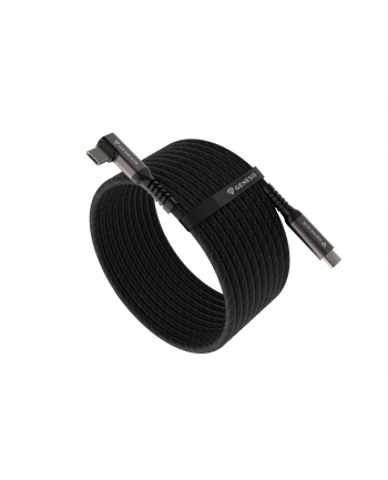 Kabel Genesis USB-C M/M 3.1 Gen 2 5M 10GB/S PD 60W VR Czarny