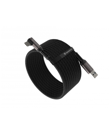 Kabel Genesis USB-C (M) -> USB-A (M) 3.1 Gen 1 5M 5GB/S PD 15W VR Czarny