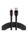 Kabel USB -> Lightning everActive CBB-1IBR 1m 2,4A RGB LED czarny - nr 1