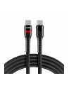 Kabel USB-C -> USB-C everActive CBB-1PDRS 1m 240W RGB LED czarny - nr 1