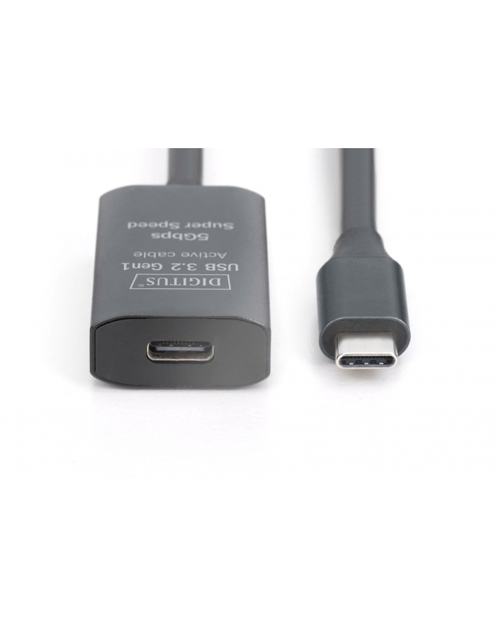 digitus Kabel przedłużający aktywny USB-C - USB-C, USB 3.2 Gen1, 5Gbps, 5m główny