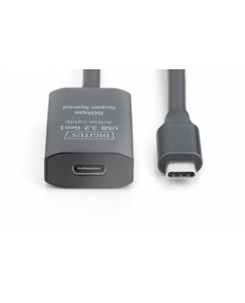 digitus Kabel przedłużający aktywny USB-C - USB-C, USB 3.2 Gen1, 5Gbps, 10m