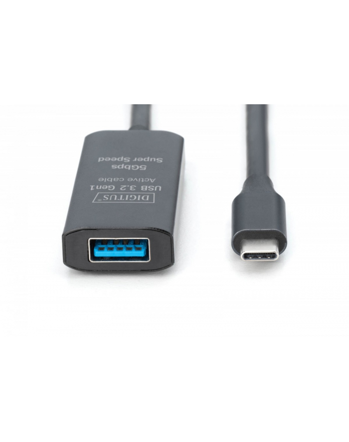 digitus Kabel przedłużający aktywny, USB 3.0 5Gbps, USB-C - USB-A, 5m główny