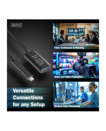 digitus Kabel przedłużający aktywny USB-C - USB-A, USB 3.2 Gen2, 10Gbps, 5m nr 2