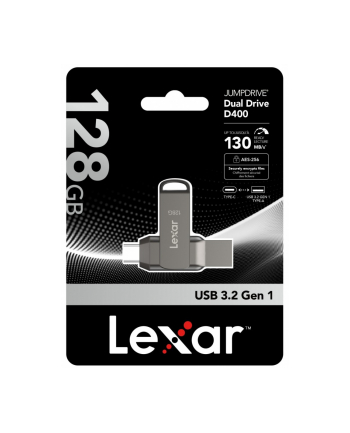 lexar Pendrive Dual Drive D400 128GB USB-C/A 3.1 130MB/s