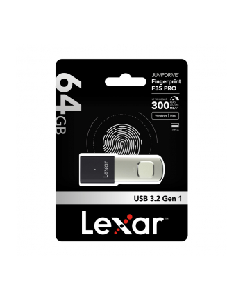 lexar Pendrive F35pro Fingerprint 64G USB 3.2 Gen1 300/150MB/s nr 1