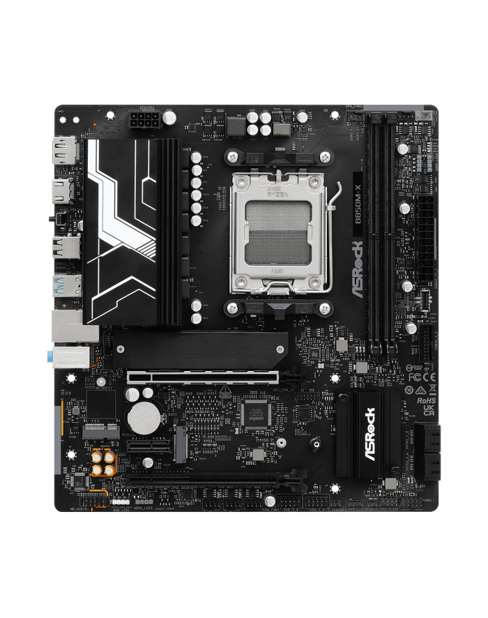 asrock Płyta główna B850M-X AM5 2DDR5 M.2 USBC mATX główny