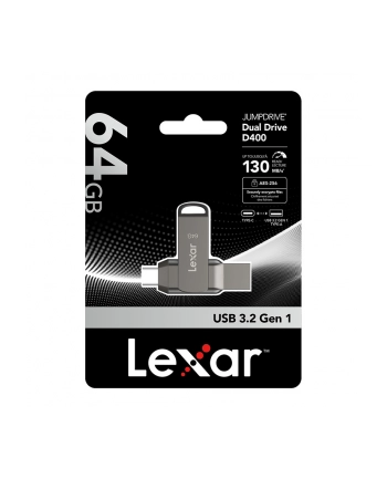 lexar Pendrive Dual Drive D400 64GB USB-C/A 3.1 130MB/s
