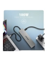 axagon HMC-7HX2 Wieloportovy hub USB 7in1, 5Gbps, 2x USB-A, 1x USB-C, 2x HDMI 4K/60Hz, GLAN, PD 100W, 15cm USB-C kabel - nr 38