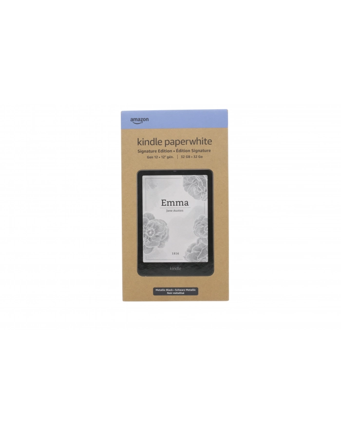 Ebook New Kindle PaperBIAŁY (12th Generation) - 2024 release 7” glare-free 32GB Wi-Fi Wireless charging (Without Lockscreen Ads) Metallic Black główny