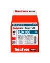 fischer wood construction screw PowerFull II 8.0x100 countersunk head TX VG (50 pieces, full thread, galvanized) - nr 7
