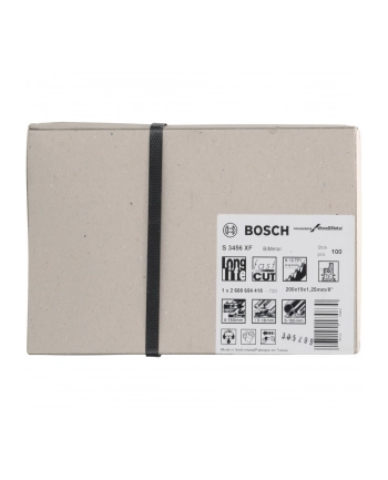 bosch powertools Bosch sabre saw blade S 3456 XF Progressor for Wood and Metal, 100 pieces (length 200 mm)