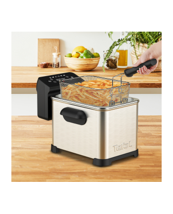 Tefal FR507D Family Pro Digital 4 L, deep fryer (stainless steel/black)