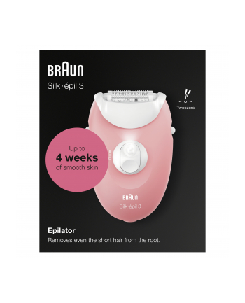 Braun Silk-épil 3-176, epilator (pink/BIAŁY)