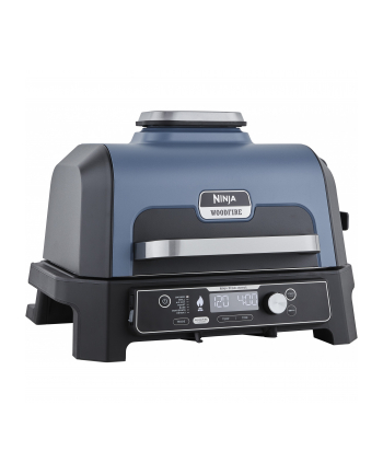 Ninja Woodfire Pro Connect XL Outdoor Electric Grill ' Smoker (blue/black, 1,700 watts)