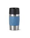 Emsa TRAVEL MUG Compact thermal mug (blue/stainless steel, 0.3 liters, screw cap) - nr 9