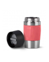 Emsa TRAVEL MUG Compact thermal mug (coral/stainless steel, 0.3 liters, screw cap) - nr 8