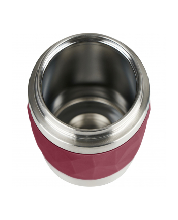 Emsa TRAVEL MUG Compact thermal mug 0.3 liters (wine red/stainless steel, screw cap) nr 2