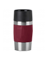 Emsa TRAVEL MUG Compact thermal mug 0.3 liters (wine red/stainless steel, screw cap) - nr 7