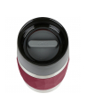 Emsa TRAVEL MUG Compact thermal mug 0.3 liters (wine red/stainless steel, screw cap) - nr 9