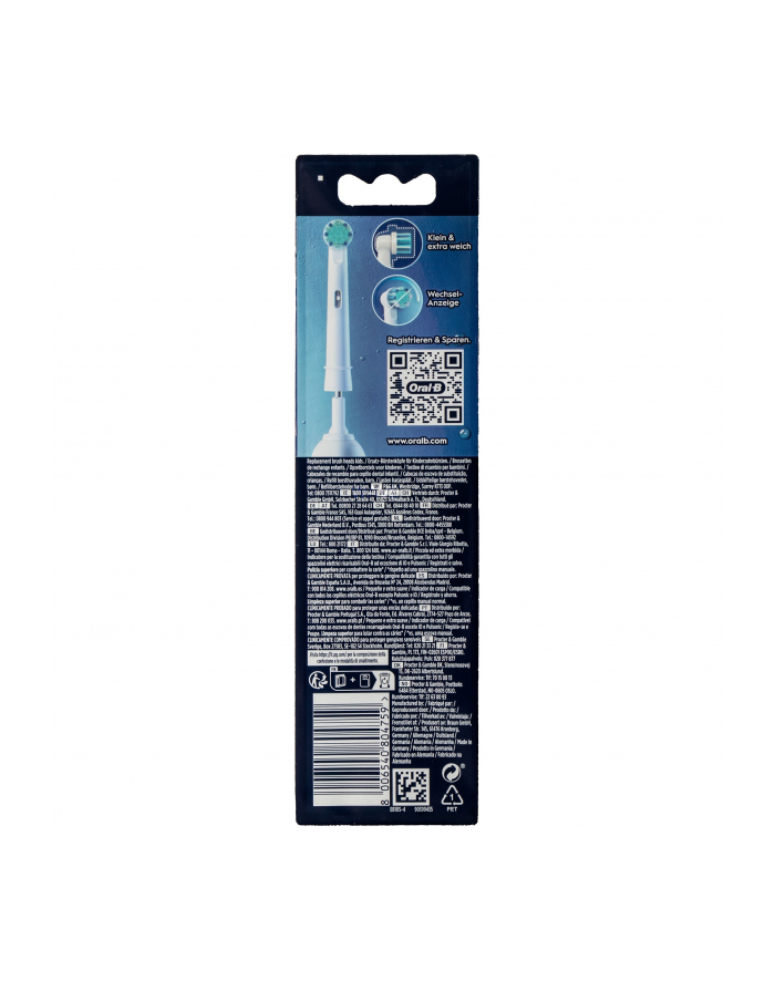 Braun Oral-B Pro Kids Frozen II 4-pack, brush heads (BIAŁY) główny