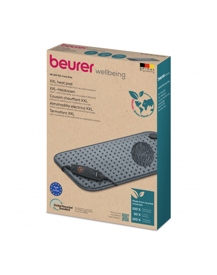 Beurer XXL HK 123 Cozy grey Green Planet, heating pad (grey, 60 x 30 cm) główny