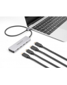 DeLOCK USB 10 Gbps USB Type-C Hub with 4 x USB Type-C socket, USB hub (grey) - nr 6