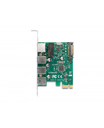 DeLOCK PCI Express x1 card to 3 x USB 5 Gbps Type-A socket + 1 x Gigabit LAN, Controller
