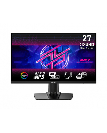 MSI MPG 274URFDE QD, gaming monitor - 27 -  black, UltraHD/4K, Rapid-IPS, Quantum-Dot, 160Hz panel