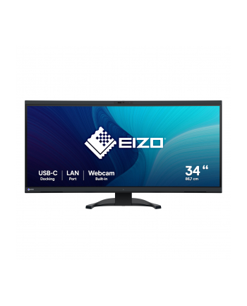 EIZO FlexScan EV3450XC-BK, LED monitor - 34,1 - black, UWQHD, IPS, webcam, microphone, USB-C