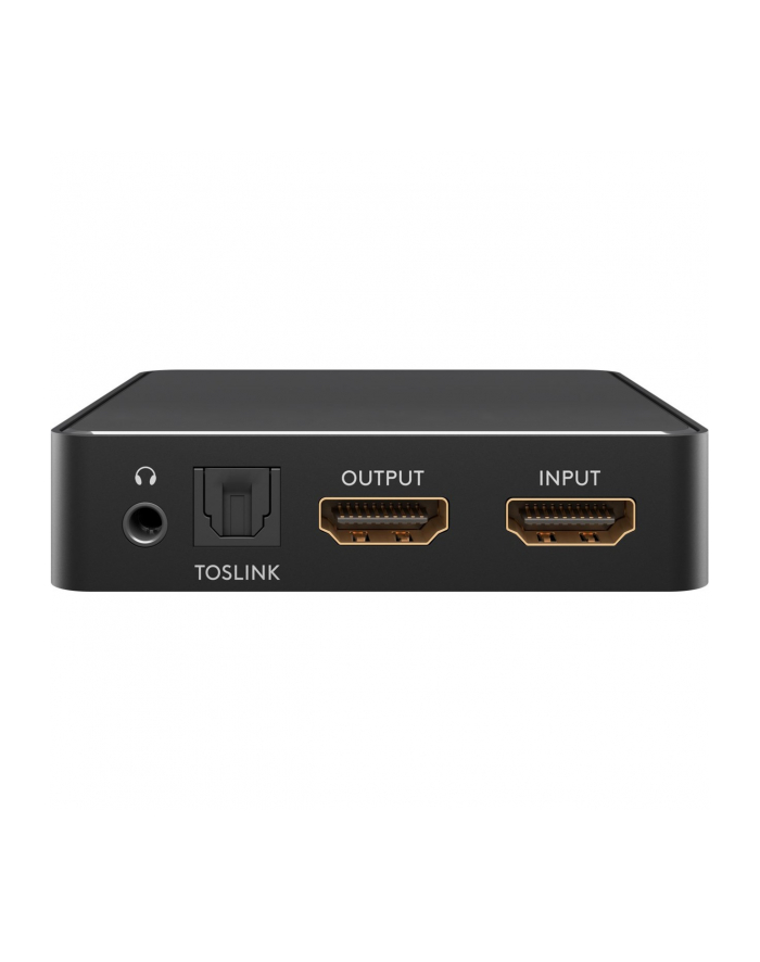 goobay HMDI audio extractor 4K @ 30 Hz, HDMI splitter (black) główny