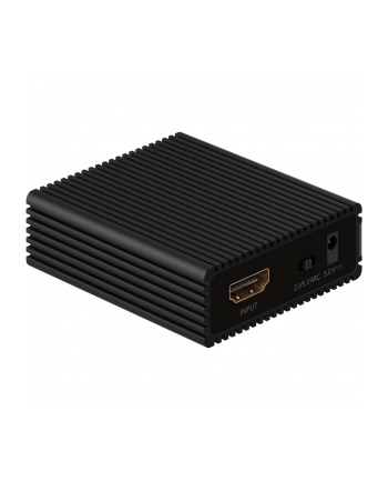 goobay HDMI audio extractor 4K @ 60 Hz, HDMI splitter (black)