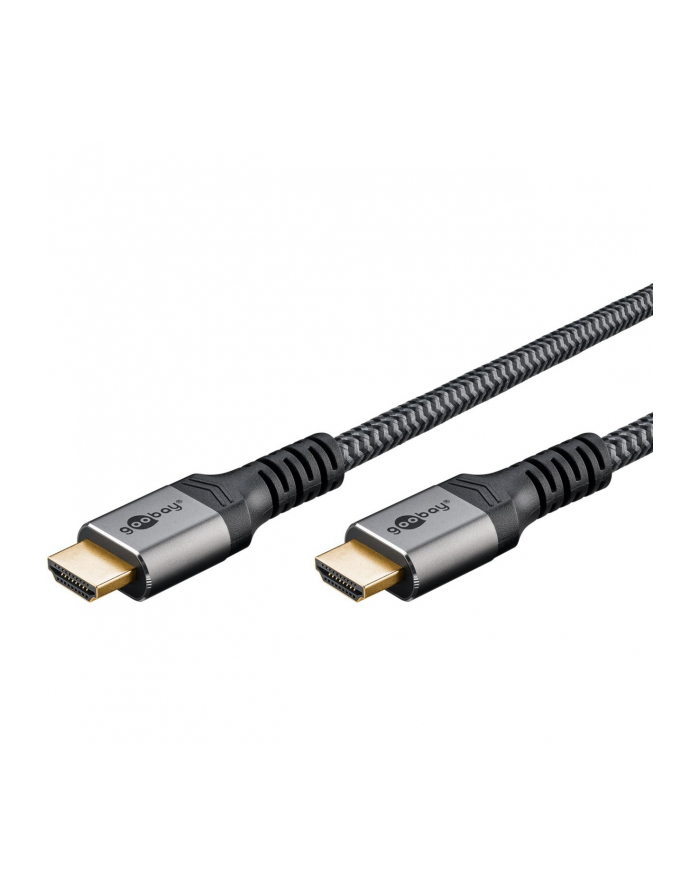 goobay Plus High-Speed HDMI Cable with Ethernet, 4K @ 60Hz (gray, 10 meters) główny