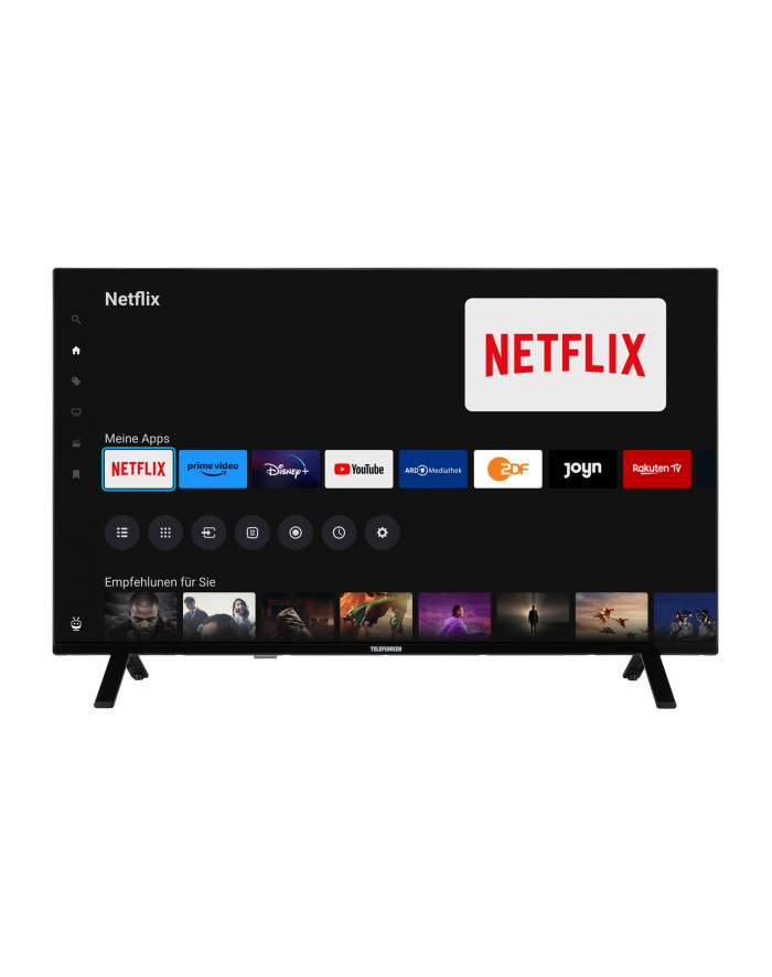 Telefunken XF43TO750S, LED television - 43 - black, FullHD, triple tuner, SmartTV, TiVo operating system główny