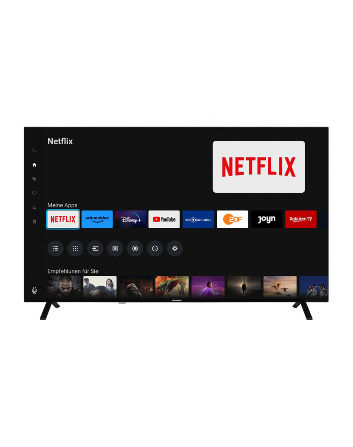 Telefunken XU65TO750S, LED television - 65 -  black, UltraHD/4K, triple tuner, SmartTV, TiVo operating system główny