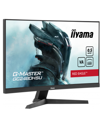 iiyama Monitor 24 cale GC2480HSU-B1,VA,180HZ,1500R,USBx2,0,5ms,300cd