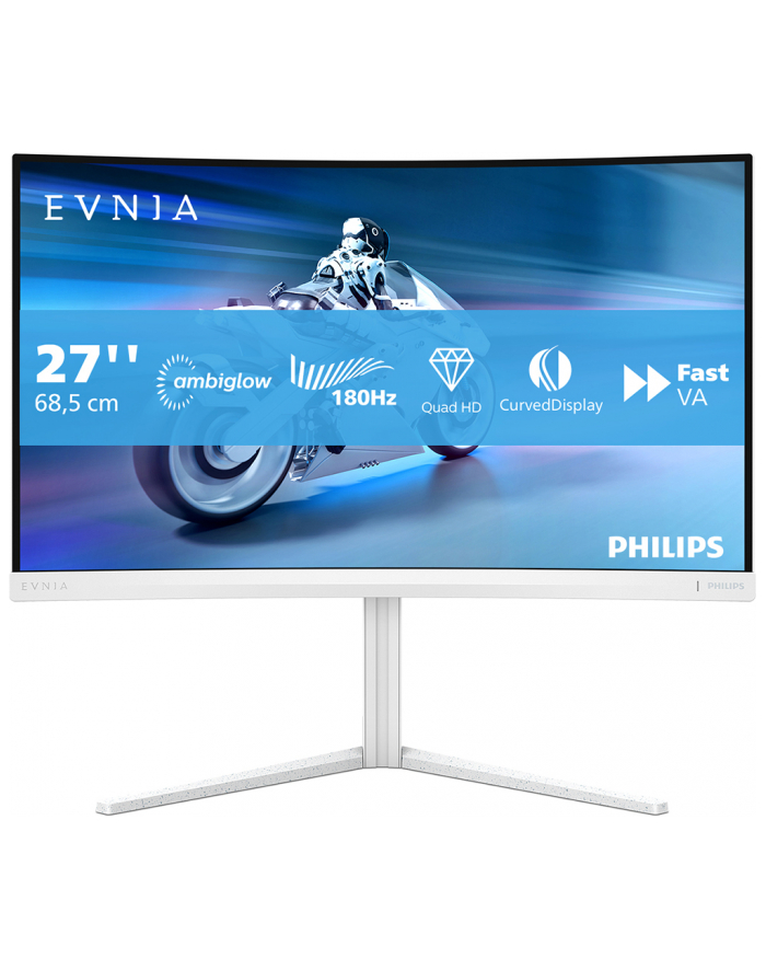 philips Monitor 27 '' 27M2C5501 Curved VA 180Hz HDMIx2 DP HAS Ambiglow główny