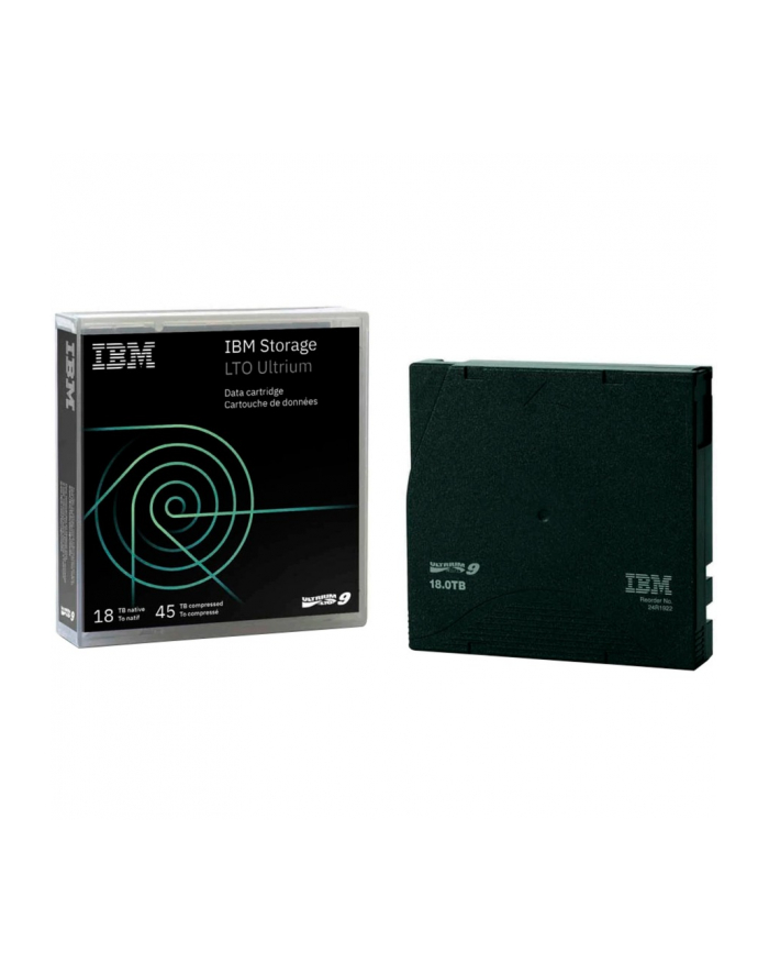 IBM LTO9 Medium 45 TB, streamer medium (black) główny