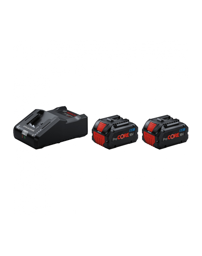 bosch powertools Bosch starter set 18V, 2x ProCORE 18V 8.0Ah + GAL 18V-160 Professional (black, 2x battery + charger, AMPShare Alliance) główny