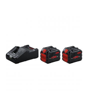 bosch powertools Bosch starter set 18V, 2x ProCORE 18V 12.0Ah + GAL 18V-160 Professional (black, 2x battery + charger, AMPShare Alliance)