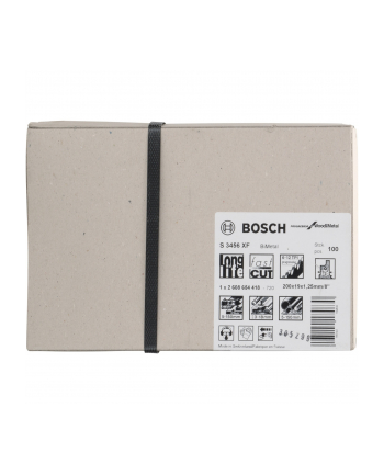 bosch powertools Bosch sabre saw blade S 3456 XF Progressor for Wood and Metal, 100 pieces (length 200 mm)