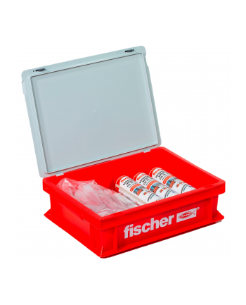fischer Advantage Box Injection Mortar FIS VL 300 T HWK K (grey, 10 cartridges with 300ml each, in a case)